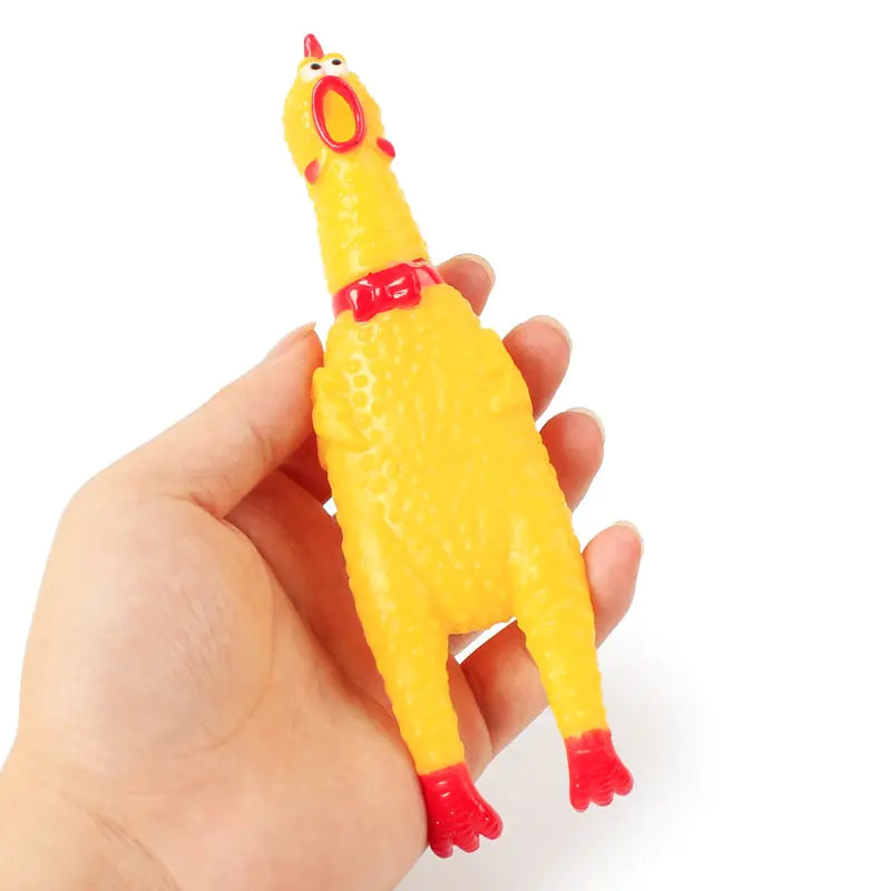 Screaming Chicken Pet Toy for Fun and Pranks