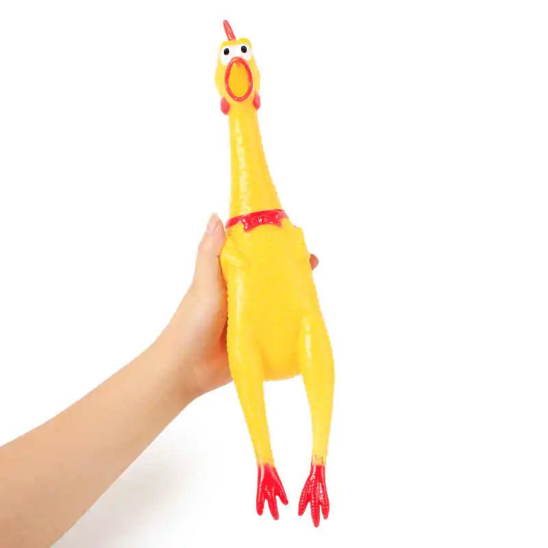 Screaming Chicken Pet Toy for Fun and Pranks