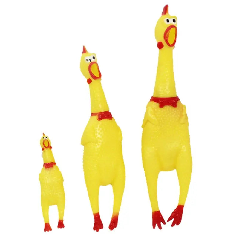 Screaming Chicken Pet Toy for Fun and Pranks